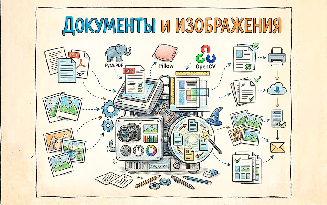 Обработка текста и графики