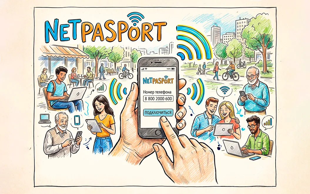 NETPASPORT WiFi авторизация